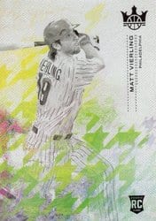 2022 Panini Diamond Kings Base Set Matt Vierling #175 card
