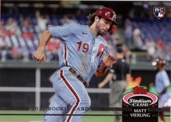 2022 Stadium Club Base Set Matt Vierling #203b card