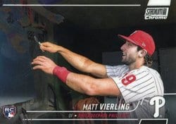 2022 Stadium Club Chrome Base Set Matt Vierling #203 card