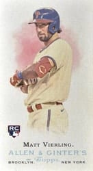 2022 Topps Allen & Ginter Mini Rookie Design Variations Matt Vierling #RDV-14 card