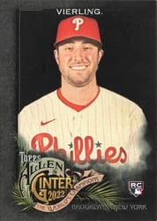 2022 Topps Allen & Ginter X Base Set Matt Vierling #168 card