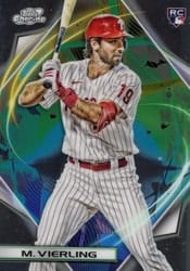 2022 Topps Cosmic Chrome Base Set Matt Vierling #186 card