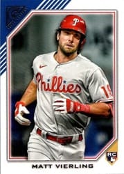 2022 Topps Gallery Base Set Matt Vierling #193 card