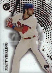 2022 Topps Pristine Base Set Matt Vierling #246 card