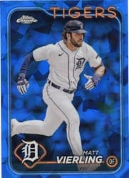 2024 Topps Chrome Sapphire Edition Base Set Matt Vierling #375 card