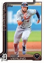 2025 Topps Base Set Matt Vierling #166 card