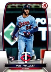 2023 Bowman Base Set Matt Wallner #14 card