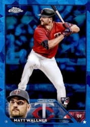 2023 Topps Chrome Sapphire Edition Base Set Matt Wallner #448 card