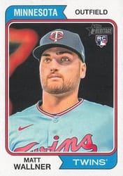 2023 Topps Heritage Base Set Matt Wallner #156 card