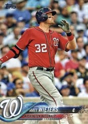 2018 Topps Base Set Matt Wieters #424 card