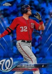 2018 Topps Chrome Sapphire Edition Base Set Matt Wieters #424 card