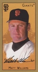 2025 Topps T205 Base Set Matt Williams card
