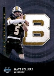 2025 Bowman University Chrome Lettered Up! Matt Zollers #LU-19 card