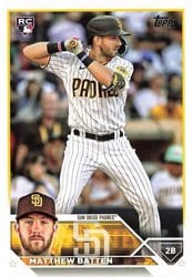 2023 Topps Update Base Set Matthew Batten #US38 card