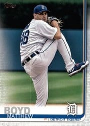 2019 Topps Base Set Matthew Boyd #93 card