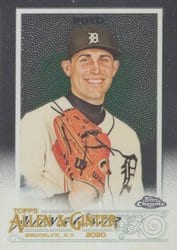 2020 Topps Allen & Ginter Chrome Base Set Matthew Boyd #282 card