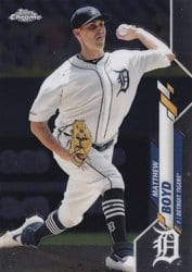 2020 Topps Chrome Base Set Matthew Boyd #74 card
