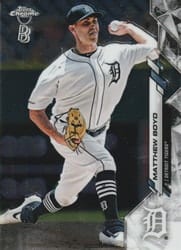 2020 Topps Chrome Ben Baller Edition Base Set Matthew Boyd #74 card