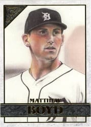 2020 Topps Gallery Base Set Matthew Boyd #5 card