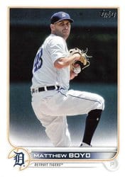 2022 Topps Base Set Matthew Boyd #128 card