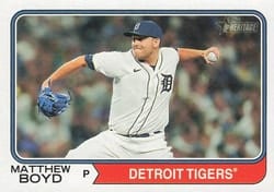 2023 Topps Heritage Base Set Matthew Boyd #443 card