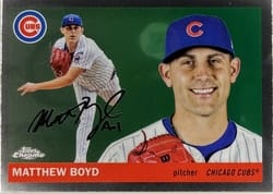 2025 Topps Chrome Platinum Base Set Matthew Boyd #212 card