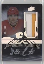 2023-24 SPx UD Black Lustrous Rookie Autograph Patch Matthew Coronato #LRAP-MC card
