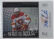 2023-24 Upper Deck Credentials Horizontal Debut Ticket Access Autograph Matthew Coronato #DTAAH-MC card