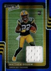 2025 Donruss Optic Donruss Threads Matthew Golden #8 card