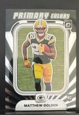 2025 Donruss Optic Rookie Primary Colors Matthew Golden #14 card