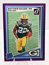 2025 Panini Donruss Matthew Golden Red Pandora Optic Preview #311 card
