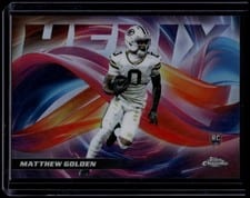 2025 Topps Chrome Helix Matthew Golden #HX-23 card