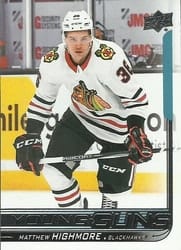 2018-19 Upper Deck Base Set Matthew Highmore #464 card