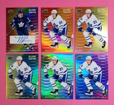 2023-24 Upper Deck Allure Color Flow Full Rainbow Auto Matthew Knies #CFA-MK card