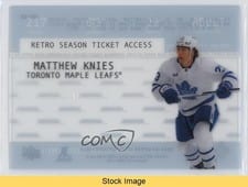 2023-24 Upper Deck Credentials 1997 Season Ticket Acetate Rookies Matthew Knies #1997-KN card