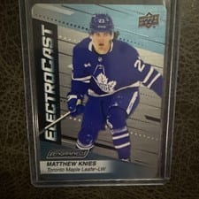 2023-24 Upper Deck Engrained ElectroCast Metal Matthew Knies #EC-18 card