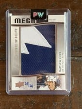 2023-24 Upper Deck Premier Premier Mega Patch Chest Logos Matthew Knies #PMP-MK card