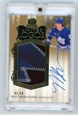 2023-24 Upper Deck The Cup Limited Logos - Autograph Patch Matthew Knies #LL-MK card