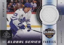2024-25 SP Game Used 2023 Global Series Sweden Fabrics Matthew Knies #GSF-MK card