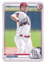 2020 Bowman Draft Base Set Matthew Liberatore #BD-198 card