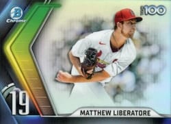 2022 Bowman Scouts' Top 100 Matthew Liberatore #BTP-19 card