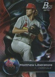2023 Bowman Platinum Base Set Matthew Liberatore #9 card
