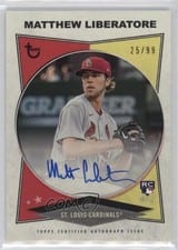 2023 Topps Brooklyn Collection Autographs Matthew Liberatore #AC-ML card