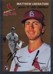 2023 Topps Chrome Platinum Anniversary Base Set Matthew Liberatore #87 card
