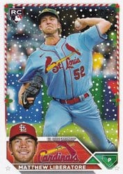 2023 Topps Holiday Base Set Matthew Liberatore #H193 card