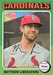 2024 Topps Heritage Mini Base Set Matthew Liberatore #135 card