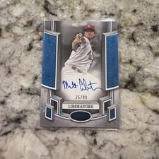 2024 Topps Tier One Break Out Autographs Matthew Liberatore #BOA-ML card