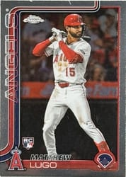 2025 Topps Chrome Update Base Set Matthew Lugo #USC166 card
