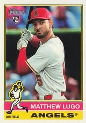 2025 Topps Heritage Base Set Matthew Lugo #546 card