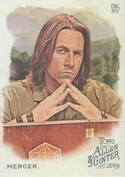 2019 Topps Allen & Ginter Base Set Matthew Mercer #160 card